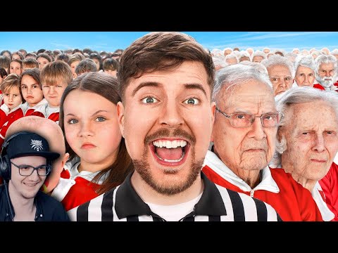 Видео: MrBeast ► Люди с 1 до 100 Лет Сражаются за 500,000 ( Мистер Биста ) | Реакция