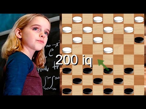 Видео: Девочка - гений против шашечного мастера.