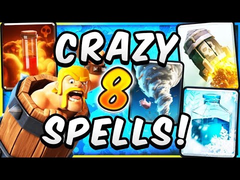 Видео: Играю только заклинями в игре клеш рояль(Clash Royale ) #клешрояль #клеш #clashroyale 