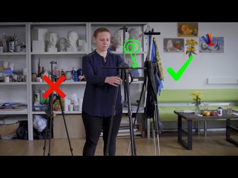 Видео: Штативы (треноги) для Художников на этюд! Как выбрать? На что обращать внимание?