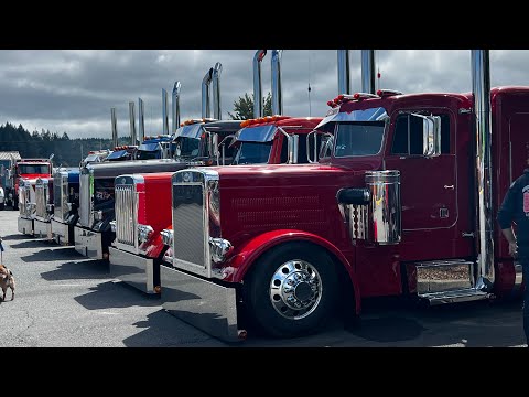 Видео: Truck Show 2025 Тракфест Truckday выставка легендарных грузовиков Peterbilt & Kenworth ￼Трак Шоу 