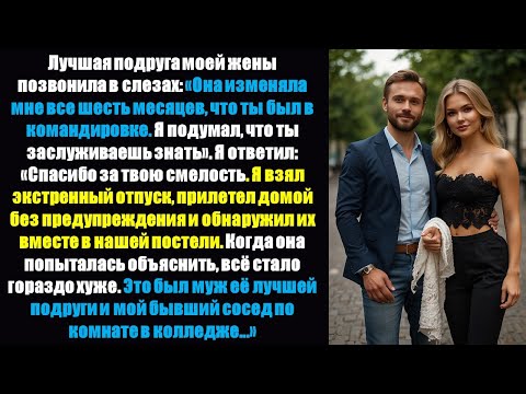 Видео: Лучшая подруга моей жены предупредила меня об измене, но она даже не подозревала, что в этом замешан
