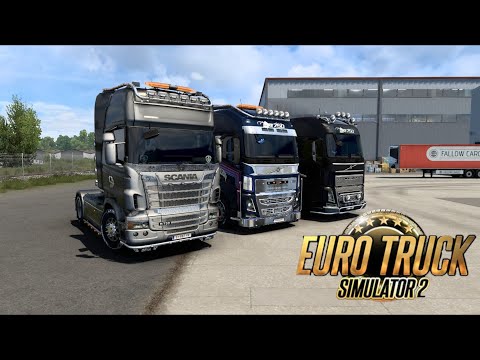 Видео: Euro Truck Simulator 2 - катаем негабарит в конвое