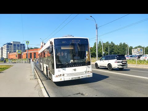 Видео: Автобус, маршрут №59 Волжанин-5270-20-06 "СитиРитм-12" б.7260 (19.06.2023) Санкт-Петербург