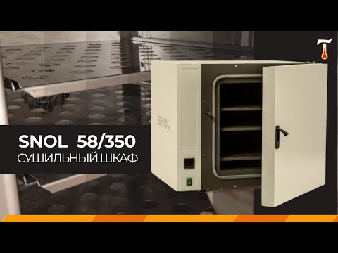 Видео: Сушильный шкаф SNOL 58/350, обзор. Лаб-Терм