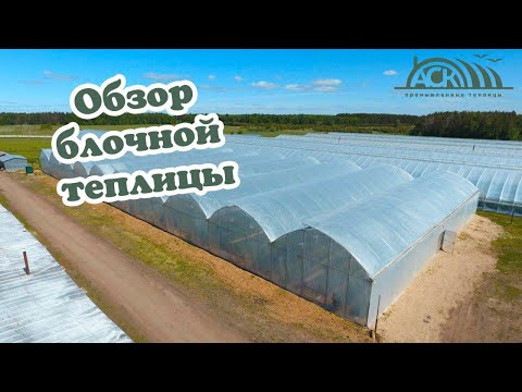 Видео: Обзор промышленной теплицы блочного типа | ООО "АгроСтройКомплект"