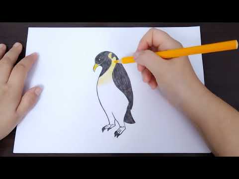 Видео: АСМР рисование Пингвин 🐧 Интересные истории. Видео и звуки для сна. Поболтаем перед сном. Шепот.