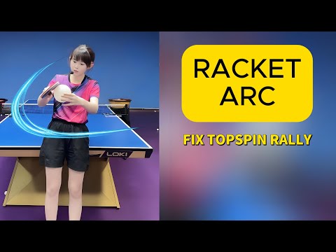 Видео: Почему ваш топ-спин ралли уходит за стол: Исправьте это с помощью этого трюка с дугой ракетки