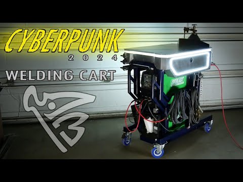 Видео: Тележка для сварки в стиле киберпанк: Dreamy TIG Rig