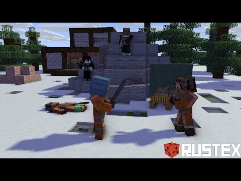 Видео: Растекс орг захватили зиму дуо #раст #раствмайнкрафт @rustex_official