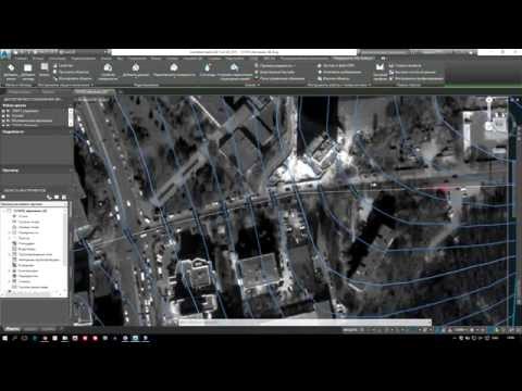 Видео: Импорт поверхности в AutoCad Сivil 3D