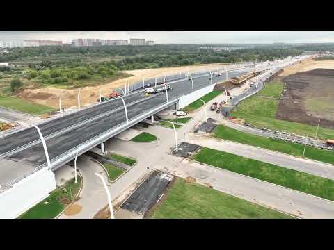 Видео: Строительство трассы М12 нулевой этап. От Салтыковской улицы  (СВХ) до  трассы А-107 "Малая Бетонка"