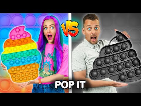 Видео: КТО БОЛЬШЕ КУПИТ РАДУЖНЫЙ vs ОДНОТОННЫЙ ПОП ИТ ЧЕЛЛЕНДЖ ! ТРЕЙДЫ POP IT и SIMPLE DIMPLE !