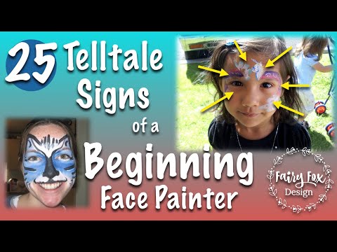 Видео: 25 явных признаков начинающего художника по аквагриму