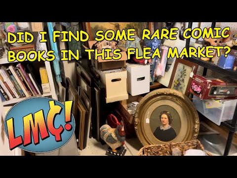 Видео: Охота за комиксами на ТРЁХ крытых блошиных рынках! (и, возможно, РЕДКАЯ находка комикса?)