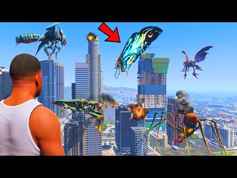 Видео: ҚАЛАНЫ ШЫБЫН ШІРКЕЙЛЕР БАСЫП АЛДЫ (GTA V)
