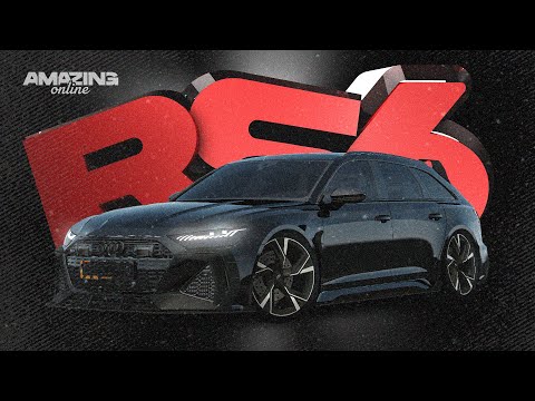 Видео: Новая МАКСИМАЛКА скоро! Заряженная Audi RS6 C8 в Amazing Online RP CRMP