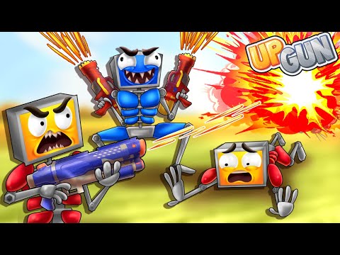 Видео: ДОЖДАЛИСЬ! КОМАНДНЫЕ РОБОСРАЖЕНИЯ! НОВЫЕ СПОСОБНОСТИ!  УГАРНАЯ БИТВА РОБОКОЛОБКОВ UPGUN!