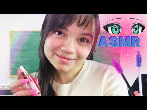 Видео: АСМР ОДНОКЛАССНИЦА СДЕЛАЕТ ТЕБЕ РЕСНИЧКИ👁 ШЁПОТ, РОЛЕВАЯ ИГРА♥️| Classmate role play✨