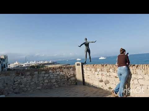 Видео: Антиб май 2025, прогулка. Antibes 2025 may. France