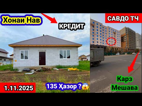 Видео: ХОНАХОИ ФУРУШИ АРЗОН 1.11.2025 АЗ ШАХРИ ДУШАНБЕ БОЗОРИ КОРВОН ШАҲРИ  БОХТАР НОХИЯ РУДАКИ (САВДО ТЧ)