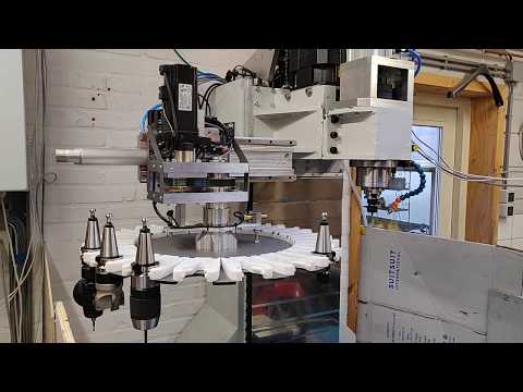 Видео: Объяснение устройства смены инструмента для фрезерного станка с ЧПУ из эпоксидного гранита
