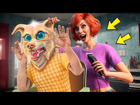 Видео: Флейзин стал ЛЫСЫМ в ГТА 5! Безумная Девушка Побрила Меня😱