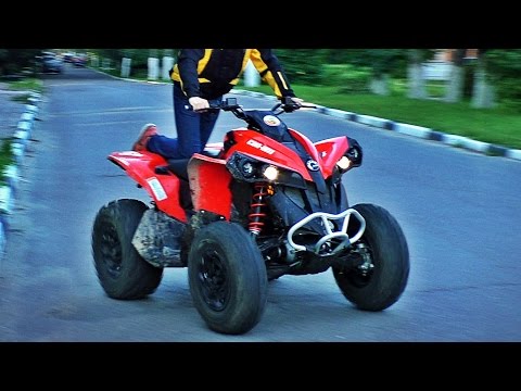 Видео: BRP Renegade 570 обзор и тест-драйв квадроцикла / review and test drive