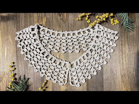 Видео: НЕОБЫКНОВЕННЫЙ ВОРОТНИЧОК, РЕЛАКС для вязальщиц