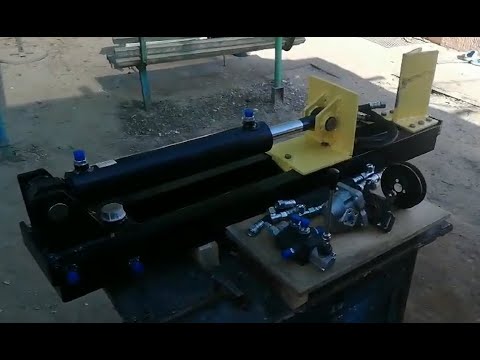 Видео: Гидравлический  дровокол
