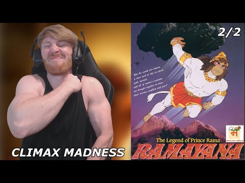 Видео: Рамаяна: Легенда о принце Раме CLIMAX Реакция на фильм от Foreigner 2/2