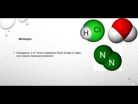 Видео: Градивни частици - атом, молекула и йон
