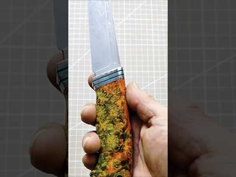 Видео: Шикарный нож VG10 #ножи #нож #видео#dudkinnknives  #стабилизация #vg10