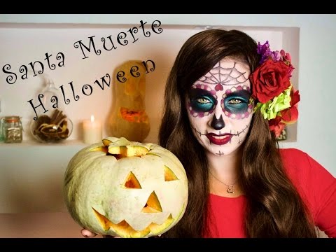 Видео: Грим на HALLOWEEN: Santa Muerte или Сахарный Череп