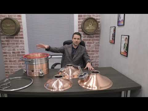 Видео: Медные крышки для кубов Luxstahl.