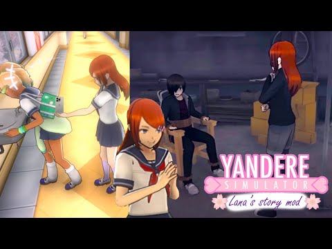 Видео: Похищаем сталкеров и воруем мобилы в Yandere Simulator Lana's story ч4
