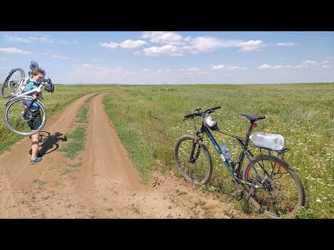 Видео: 🚴‍♂️ НА ВЕЛОСИПЕДЕ мимо радиоцентра и посёлков Горьковский,  п.им. Гули Королёвой, Горнополянский