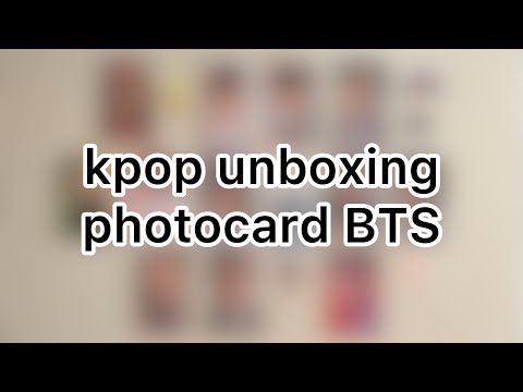 Видео: Распаковка карт BTS / Unboxing photocard BTS / kpop photocard collection BTS