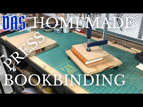 Видео: Самодельный переплётный пресс // Приключения в переплётном деле