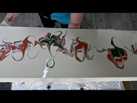 Видео: (646) МРАМОРНАЯ ЗАЛИВКА ДЛЯ ДЕТСКОЙ КОМНАТЫ ОТ МАРИНЫ ~ Живопись акриловыми красками ~ Жидкое иск...