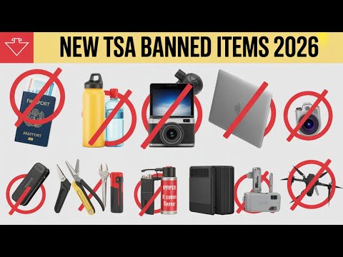 Видео: TSA КОНФИСУЕТ эти 10 предметов в 2026 году (путешественники не знают)