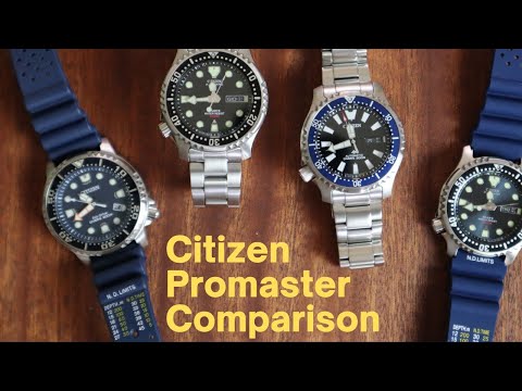 Видео: Сравнение Citizen Promaster NY0040 NY0098 BN00151