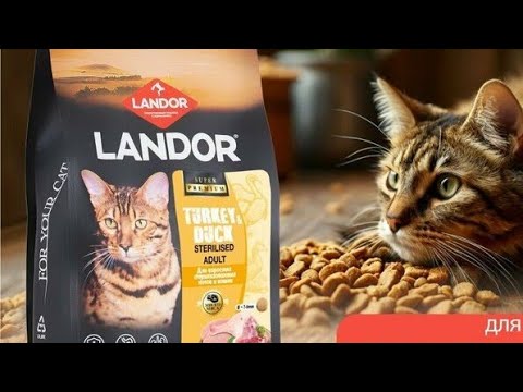 Видео: Обзор на LANDOR стерил кошки, индейка/утка