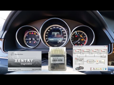 Видео: Как кодируется Mercedes. Отключаем ремни безопасности через Vediamo, Xentry и Tactrix Openport 2,0