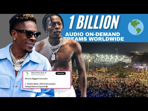 Видео: Посмотрите, как Shatta Z становится самым популярным исполнителем на Spotify после исторического ...