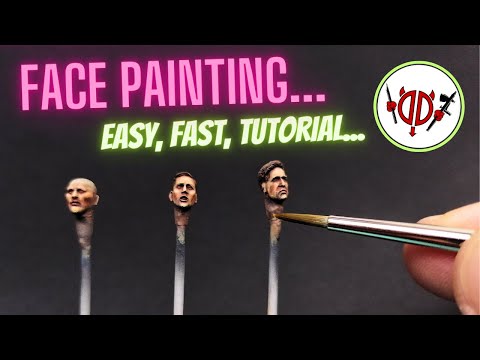 Видео: Как нарисовать ЛИЦА и СКИНТОНЫ АКРИЛОМ в масштабе 1/35?