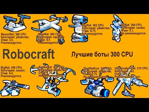 Видео: Robocraft Нубботы | Лучшие боты 300 CPU!