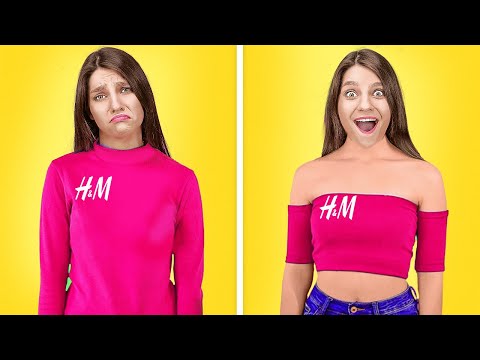 Видео: ЛУЧШИЕ ЛАЙФХАКИ ДЛЯ ОДЕЖДЫ | Модные Идеи и Умные Советы от 123 GO! Series