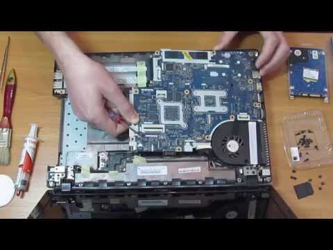 Видео: Разборка Acer Aspire 5552G Cleaning and Disassemble Acer Aspire 5552G