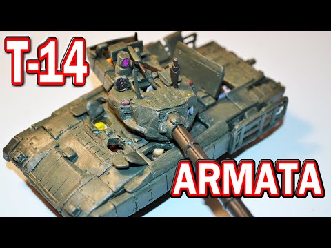 Видео: Что под Бронёй у Арматы? Танк Т-14 Армата из пластилина.